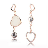 ERFA047 Fashion Dream Heart Chain  Stud Earrings