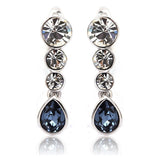 ERFA043 Fashion Charm Water Drops in Gourd Stud Earrings