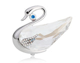 JRFBC014 Fashion Charm Swan Brooch