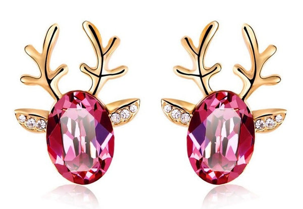 ERFA231 Fashion Charm Deer Stud Earrings