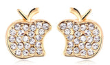 ERFA105 Fashion Charm Apple Stud Earrings