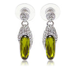 ERFA059 Fashion Fancy Crystal Shoes Stud Earrings