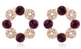 ERFA132 Fashion Charm Circle of Beauty Stud Earrings