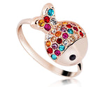 RiFA008 Fashion Charm Fish Ring