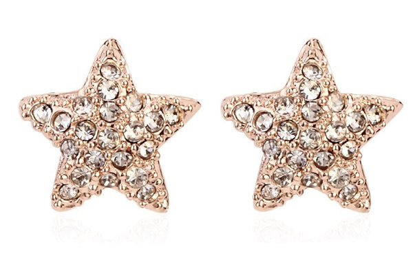 ERFA128 Fashion Classical Charm Star Stud Earrings