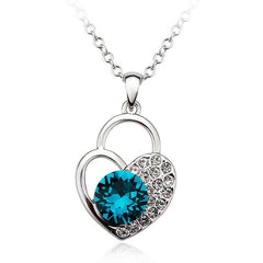 NLFA307 Fashion Lock of Heart Pendant Necklace