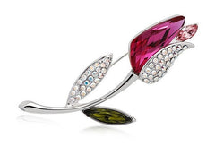 JRFBC009 Fashion Charm Beautiful Tuplip Brooch
