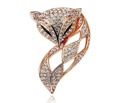 JRFBC015 Fashion Charm Miss Fox Brooch