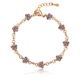 BLFA010 Fashion Charm Flower Circle Bracelet