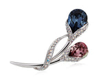 JRFBC005 Fashion Charm Branch of Flower Brooch