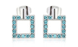 ERFA190 Fashion Charm Small Rectangle Stud Earrings