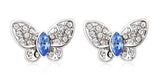ERFA234 Classical Charm Butterfly Stud Earrings