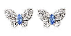 ERFA234 Classical Charm Butterfly Stud Earrings