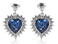 ERFA227 Fashion Charm Classical Heart Stud Earrings