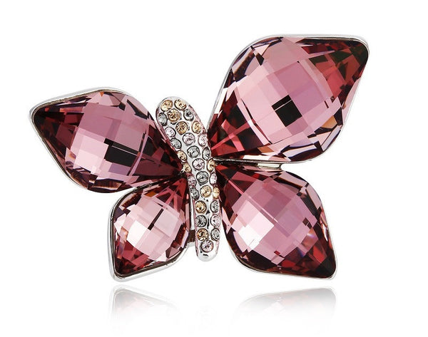 JRFBC012 Fashion Charm Flying Butterfly Brooch