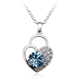 NLFA307 Fashion Lock of Heart Pendant Necklace