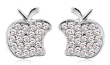 ERFA105 Fashion Charm Apple Stud Earrings