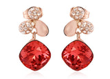 ERFA100 Fashion Charm Flower Stud Earrings