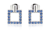 ERFA190 Fashion Charm Small Rectangle Stud Earrings