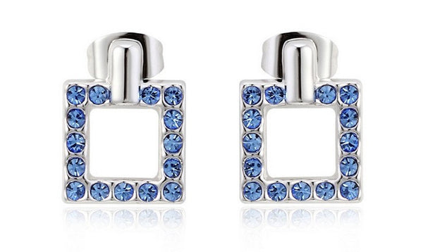 ERFA190 Fashion Charm Small Rectangle Stud Earrings