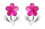 ERFA219 Trendy Classical Blossoming Flower Stud Earrings