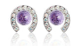 ERFA212 Fashion Charm Half Circle Stud Earrings