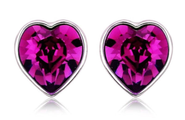 ERFA154 Fashion Charm Classical Heart Stud Earrings