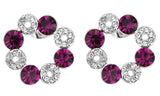 ERFA132 Fashion Charm Circle of Beauty Stud Earrings