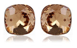 ERFA032 Trendy Charm Gleaming Button Stud Earrings