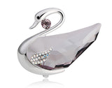 JRFBC014 Fashion Charm Swan Brooch