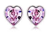 ERFA154 Fashion Charm Classical Heart Stud Earrings