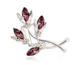 JRFBC010 Fashion Charm Big Branch Of Flower Brooch