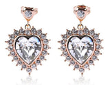 ERFA227 Fashion Charm Classical Heart Stud Earrings