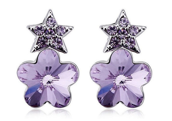 ERFA221 Classical Charm The Birch Tree Stud Earrings
