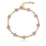 BLFA010 Fashion Charm Flower Circle Bracelet