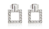 ERFA190 Fashion Charm Small Rectangle Stud Earrings