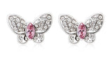 ERFA234 Classical Charm Butterfly Stud Earrings