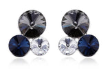 ERFA237 Fashion Charm Trio of Bubbles Stud Earrings