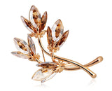 JRFBC010 Fashion Charm Big Branch Of Flower Brooch