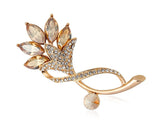JRFBC007 Fashion Charm Phoenix Flower Brooch