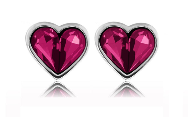 ERFA004 Trendy Charm Lovely Hearts Stud Earrings