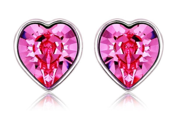 ERFA154 Fashion Charm Classical Heart Stud Earrings