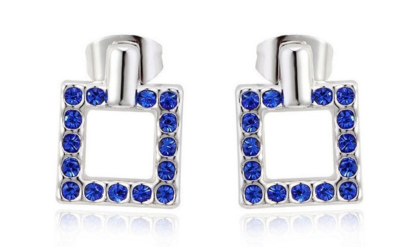 ERFA190 Fashion Charm Small Rectangle Stud Earrings