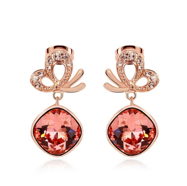 ERFA240 Fashion Charm Kiss of Love Stud Earrings