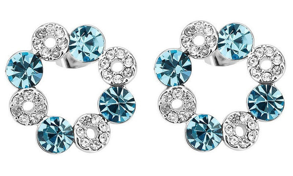 ERFA132 Fashion Charm Circle of Beauty Stud Earrings