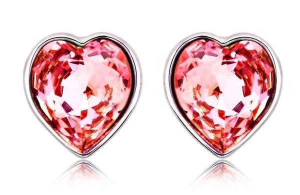 ERFA154 Fashion Charm Classical Heart Stud Earrings