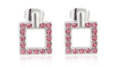 ERFA190 Fashion Charm Small Rectangle Stud Earrings