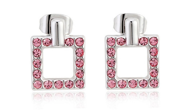 ERFA190 Fashion Charm Small Rectangle Stud Earrings