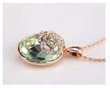 NLFA010 Charm Big Water Drop Pendant Necklace