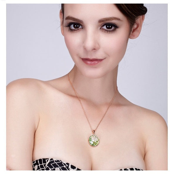 NLFA010 Charm Big Water Drop Pendant Necklace